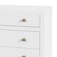 Butler Specialty Company Nora 3 Drawer Nightstand in Textured White, , large