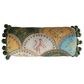 Creative Coop Palmera 8" x 18" Bolster Pillow in Multicolor, , large