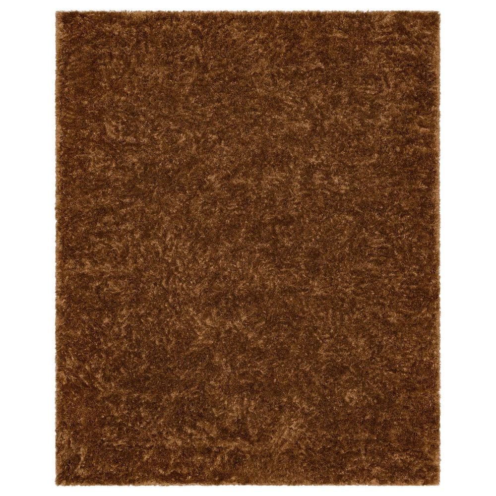 Karastan Billow Shag 6"6" x 9" Rust Area Rug, , large