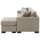 Coaster Storey 2-Piece Stationary Reversible Sleeper Sectional in Camel, , large