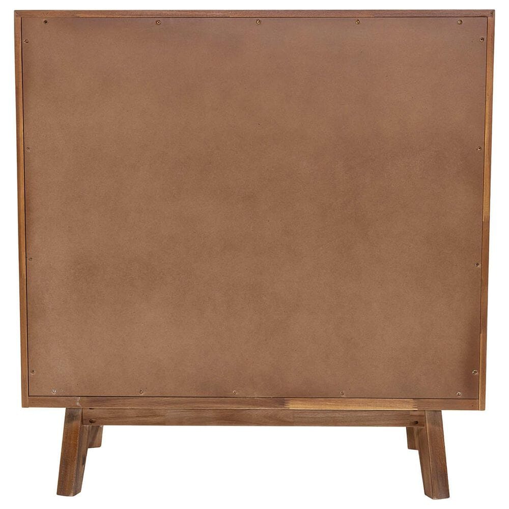 LH Imports Gia 5-Drawer Chest in Warm Pecan, , large