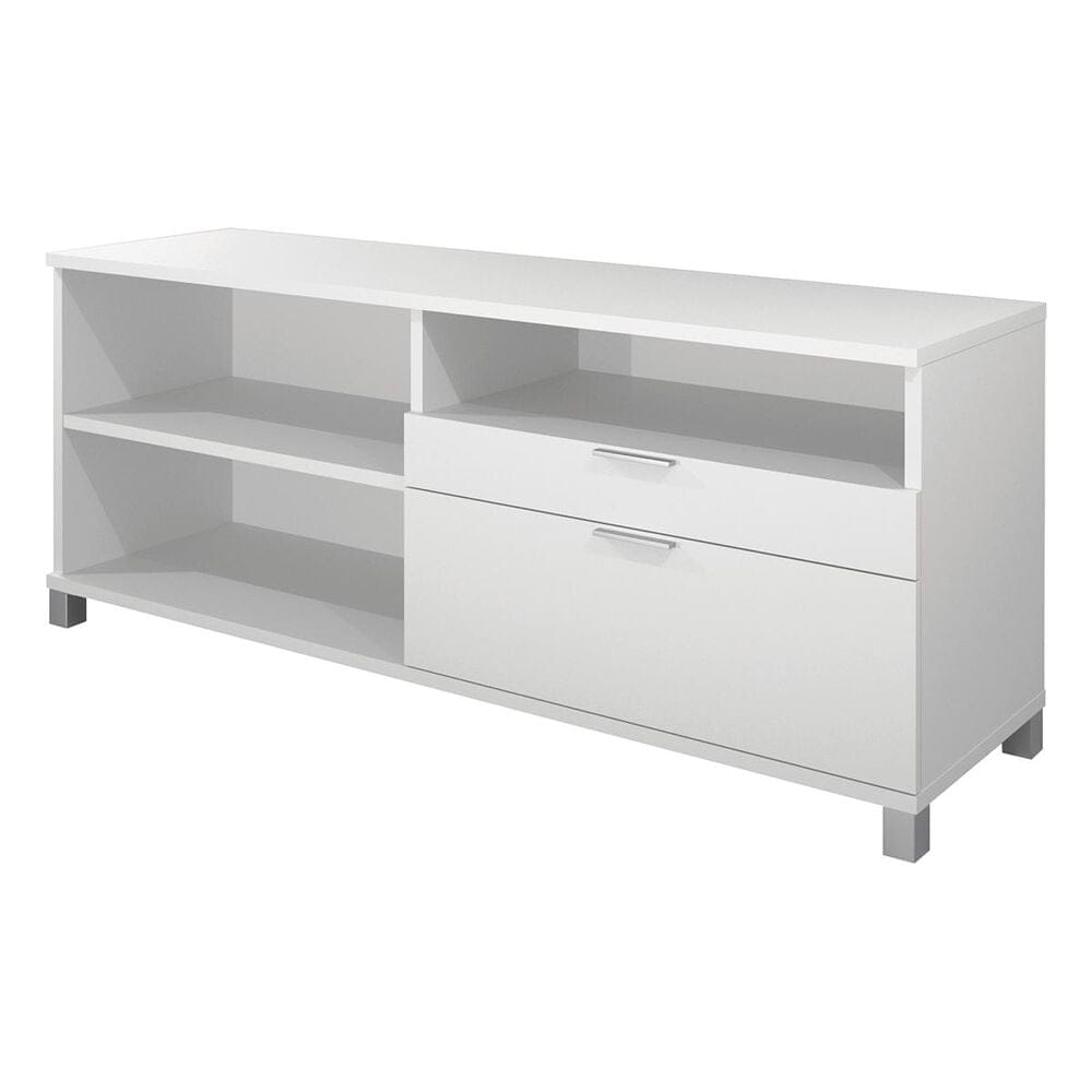 Bestar Pro-Linea 2-Drawer Credenza in White, , large