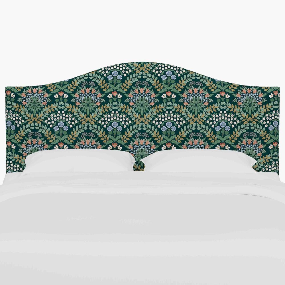 Skyline Furniture Mayfair California King Headboard in Bramble Emerald, , large