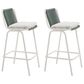 Zuo Modern Luft Patio Barstool in Beige and Green (Set of 2), , large
