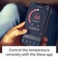 Amazon Smart Programmable Thermostat with Alexa in White, , large