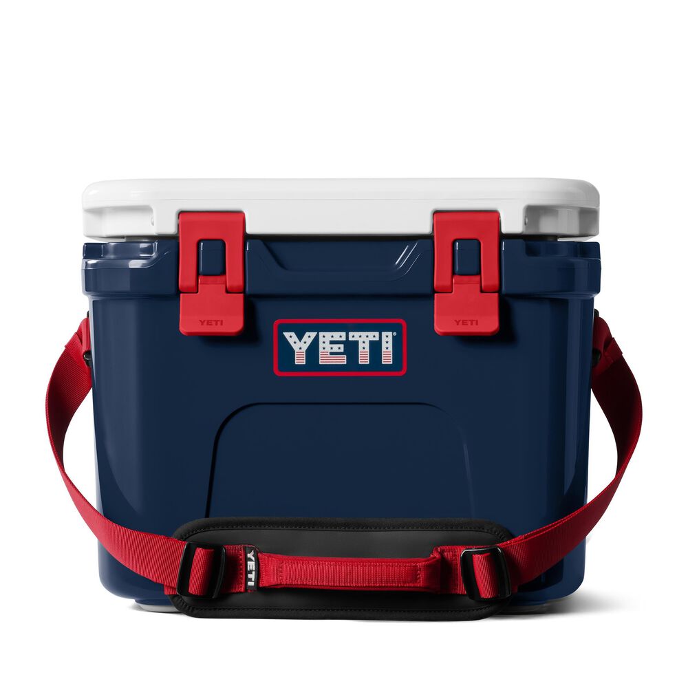 YETI Roadie 15 Cooler in Patriotic Navy/Rescue Red/White, , large