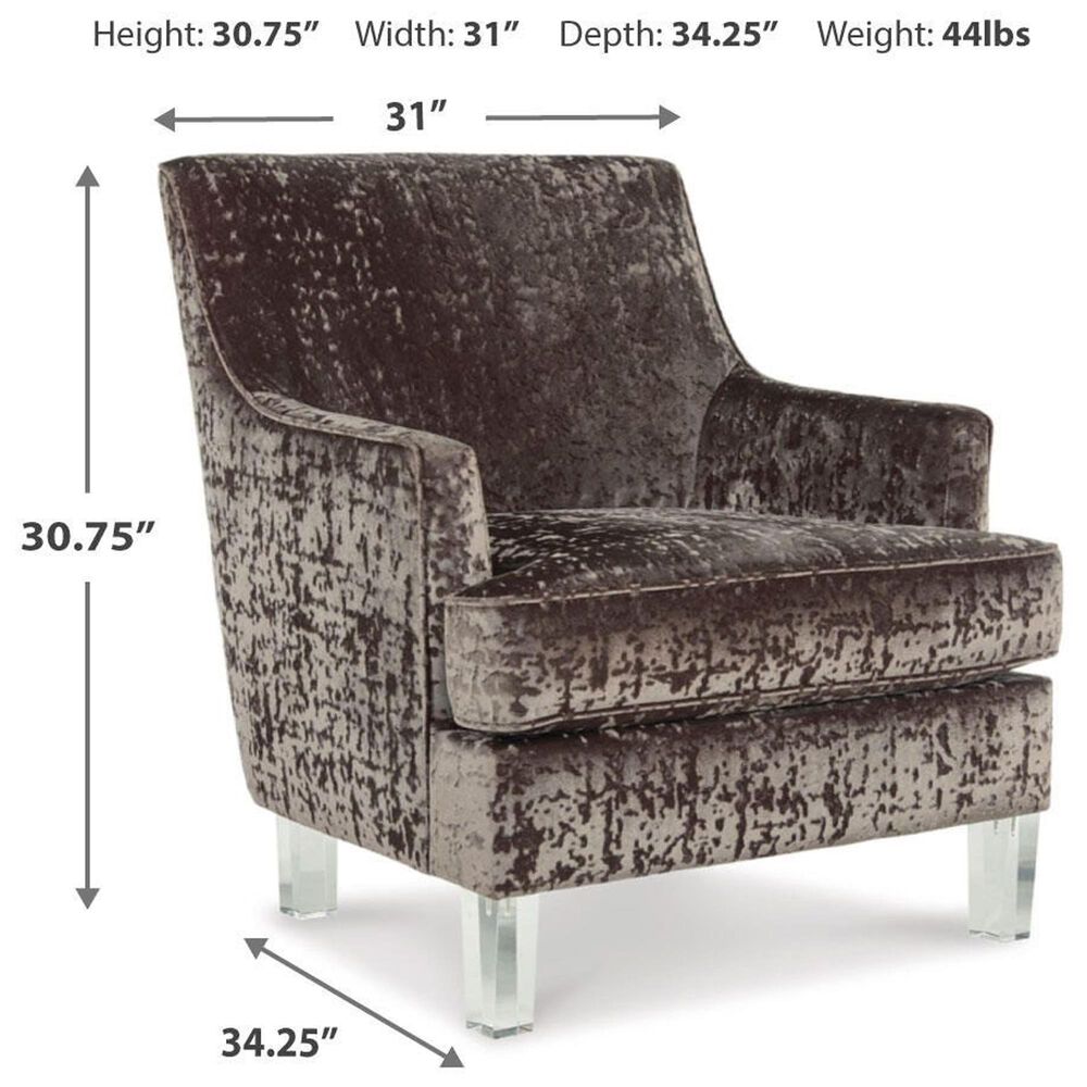 Ashley Gloriann Accent Chair in Charcoal, , large