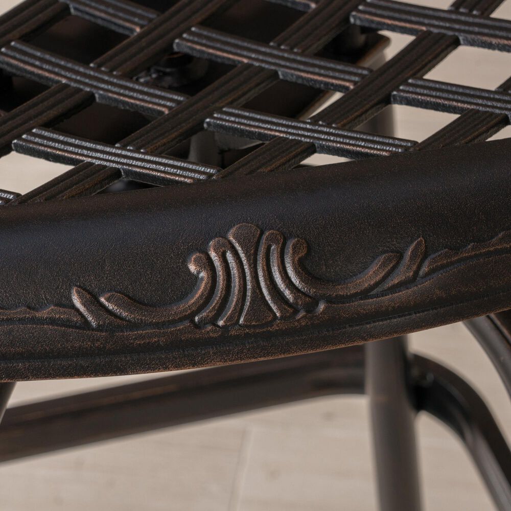Noble House Santa Maria Patio Barstool in Bronze &#40;Set of 2&#41;, , large