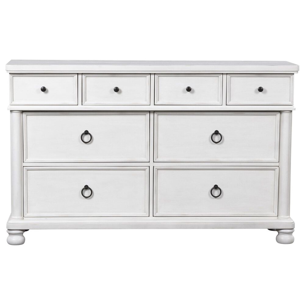 Ashley Rowlenstown 8-Drawer Dresser and Mirror in Antique White, , large
