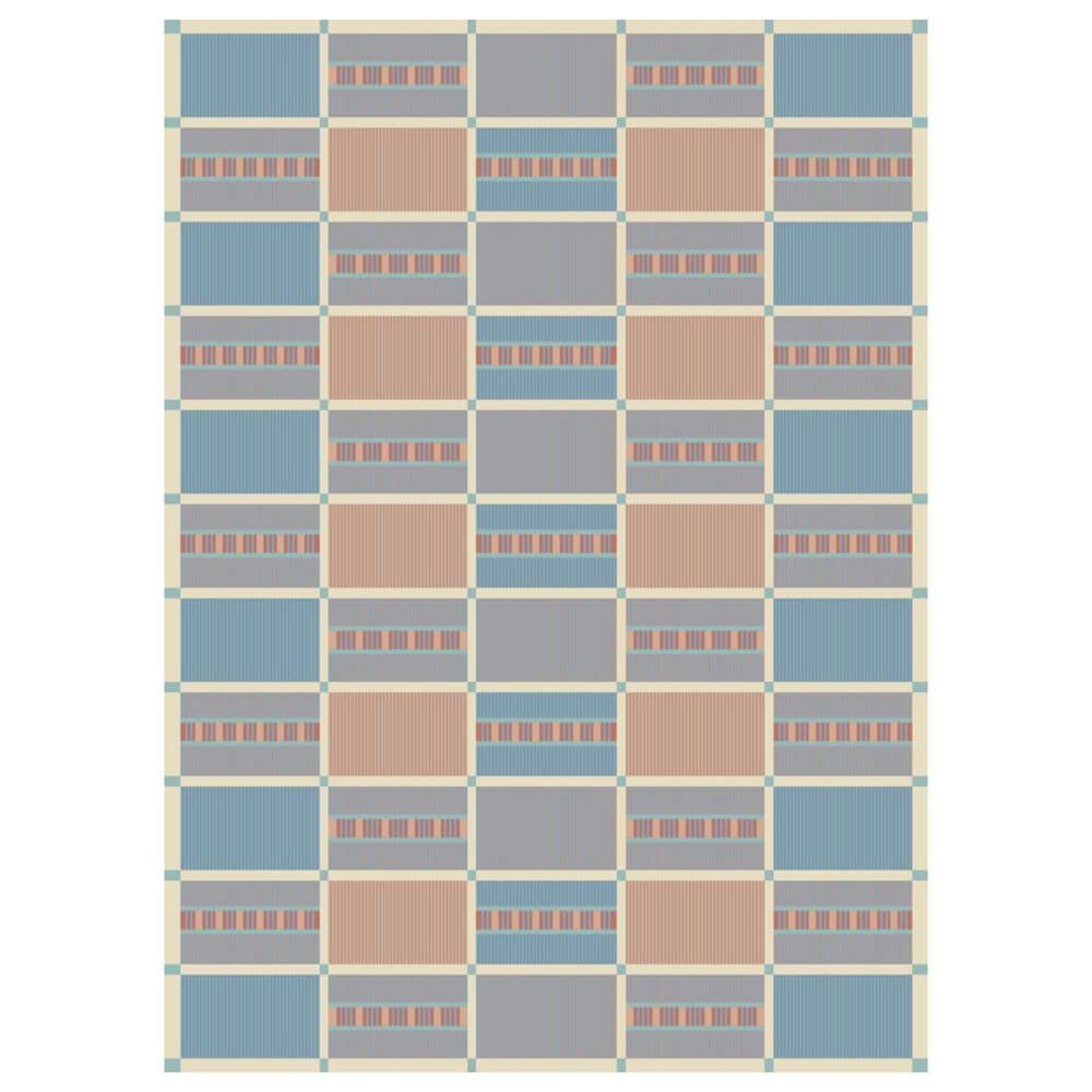 Balta Rugs Damaso Color Block 7"10" x 10" Blue Area Rug, , large