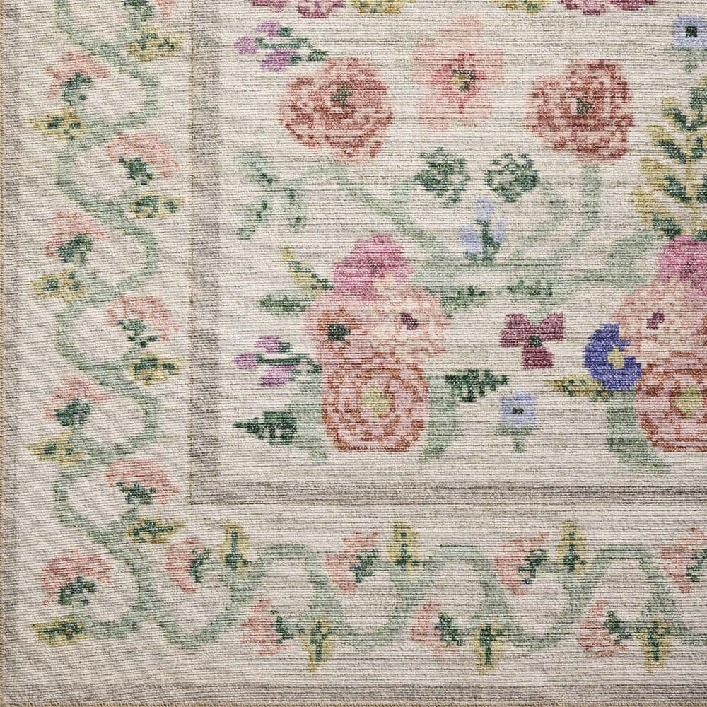 Rifle Paper Co Rosa 2&#39;6&quot; x 12&#39; Ivory Runner, , large