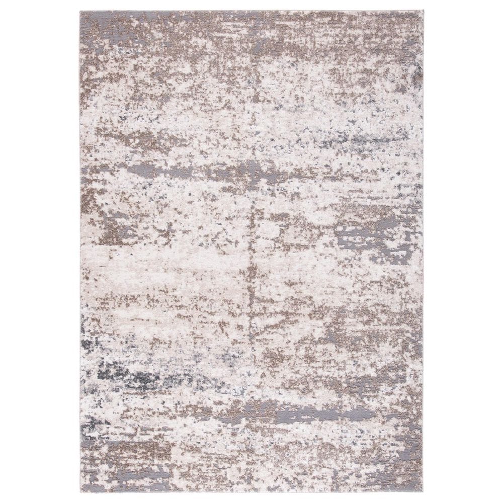 Safavieh Aston ASN799 4" x 6" Ivory and Grey Area Rug, , large