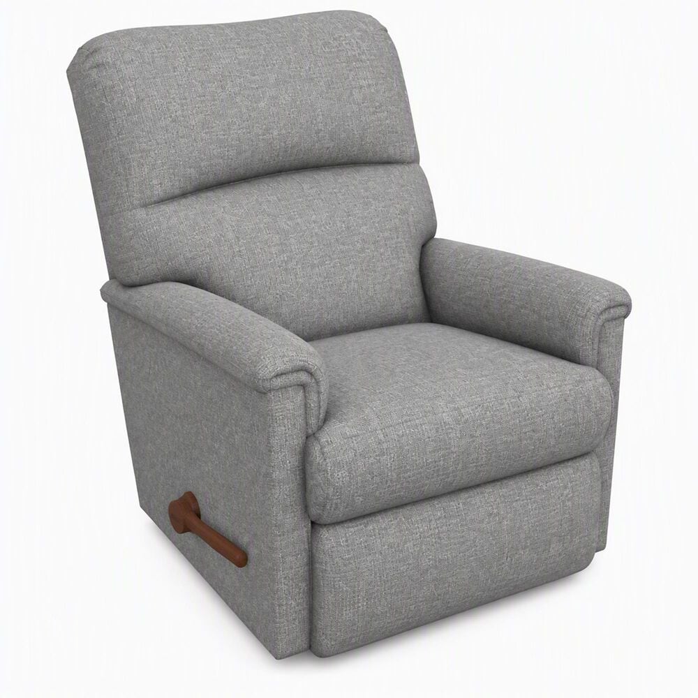 La-Z-Boy Collage Manual Rocker Recliner with Swivel Base in Persia Greystone, , large