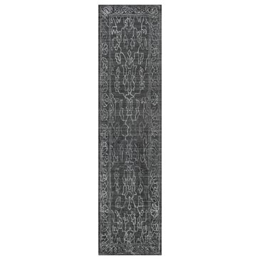 Surya Carpet, Inc. Hightower 2"6" x 10" Charcoal and Light Gray Runner, , large