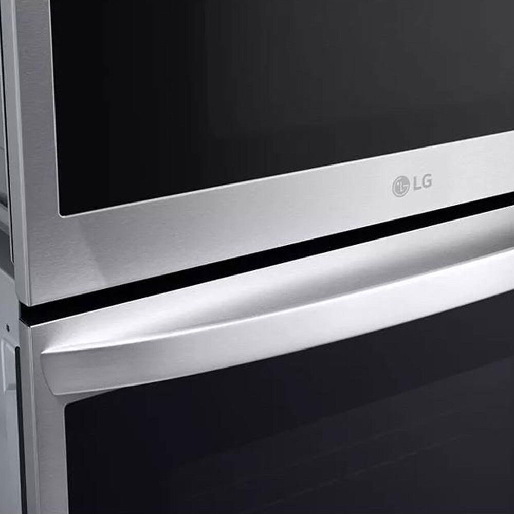 LG 2-Piece Kitchen Package with Print Proof Stainless Steel 6.4 Cu. Ft. Smart Combination Wall Oven and Black 36" Induction Cooktop, , large