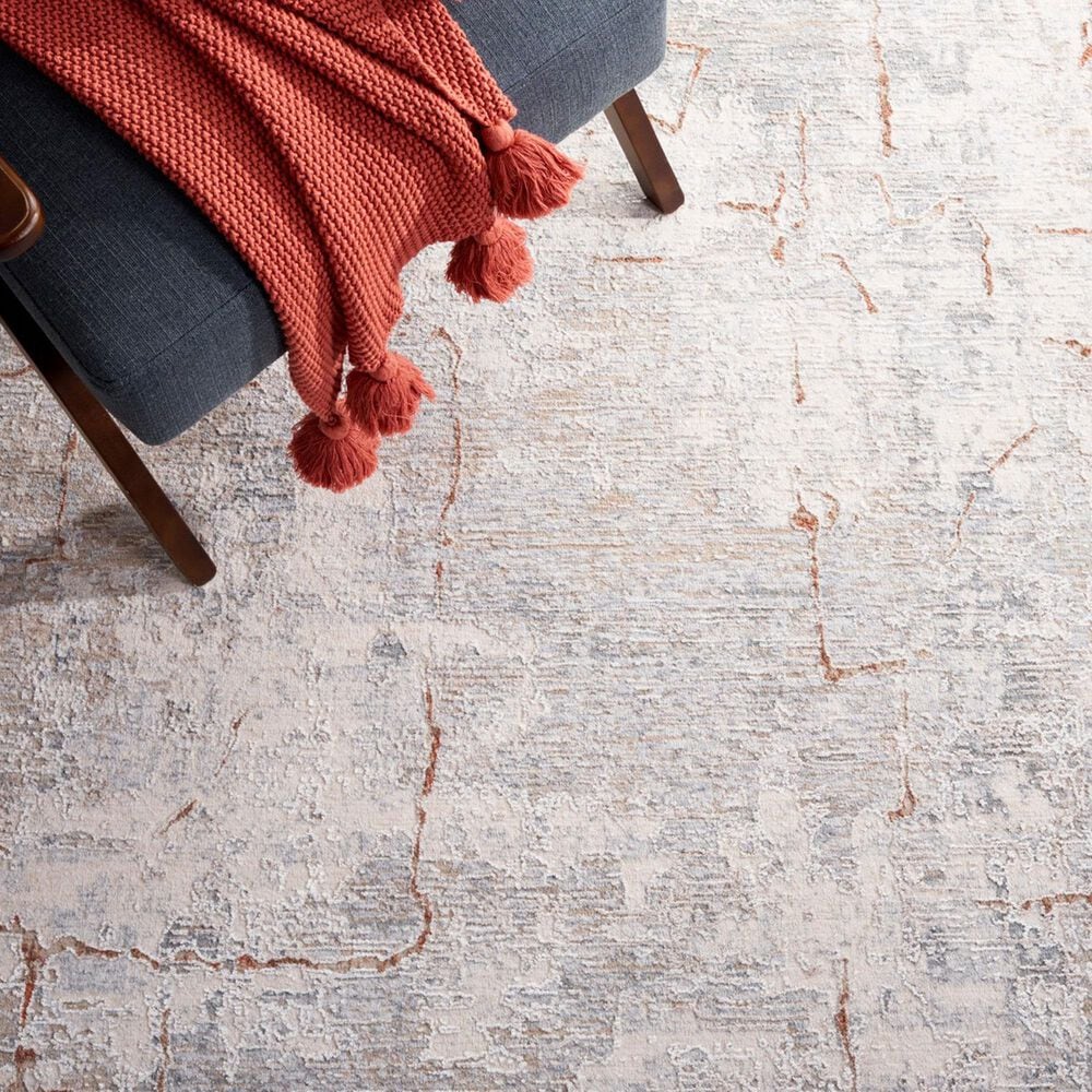 Safavieh Marmara MRM308B 8&#39; x 10&#39;1&quot; Beige, Blue and Rust Area Rug, , large