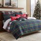 Levtex Spencer Full/Queen Reversible Quilt in Navy, Red, Green, Gold and White, , large