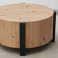 Steve Silver Furniture Darcie Cocktail Table in Natural and Black, , large