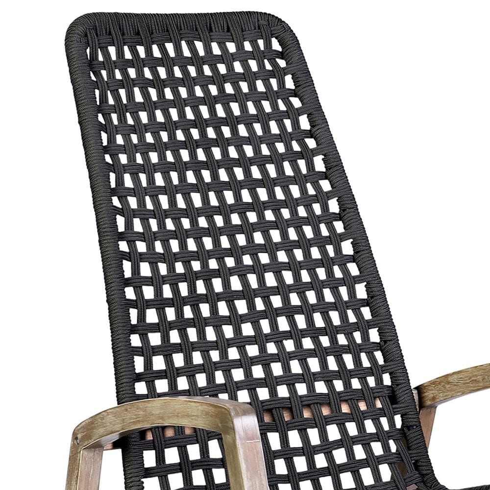 Blue River Sequoia Patio Rocking Chair in Charcoal and Light Eucalyptus, , large