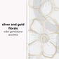 Case-Mate Floral Gems Case with Magnet for Samsung Galaxy S26 in Gold, , large