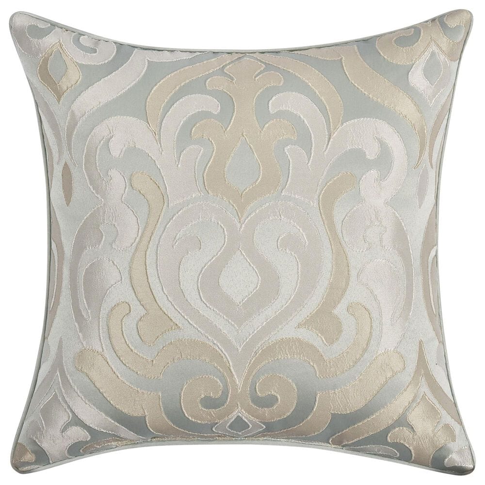 Royal Court Calmfield 18" Square Throw Pillow in Aqua, , large