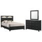 Crown Mark Cadence 3-Piece King Bedroom Set in Black and White, , large