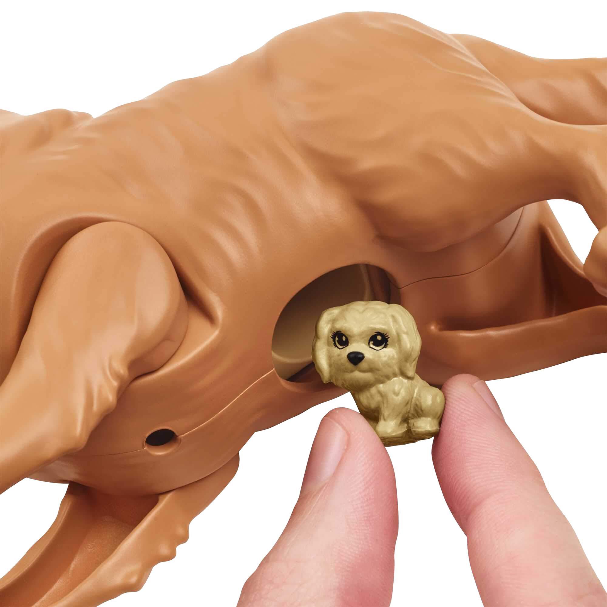 Barbie doll with dog that has hot sale puppies