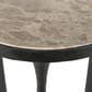 Four Hands Billings End Table in Fossil Marble, , large