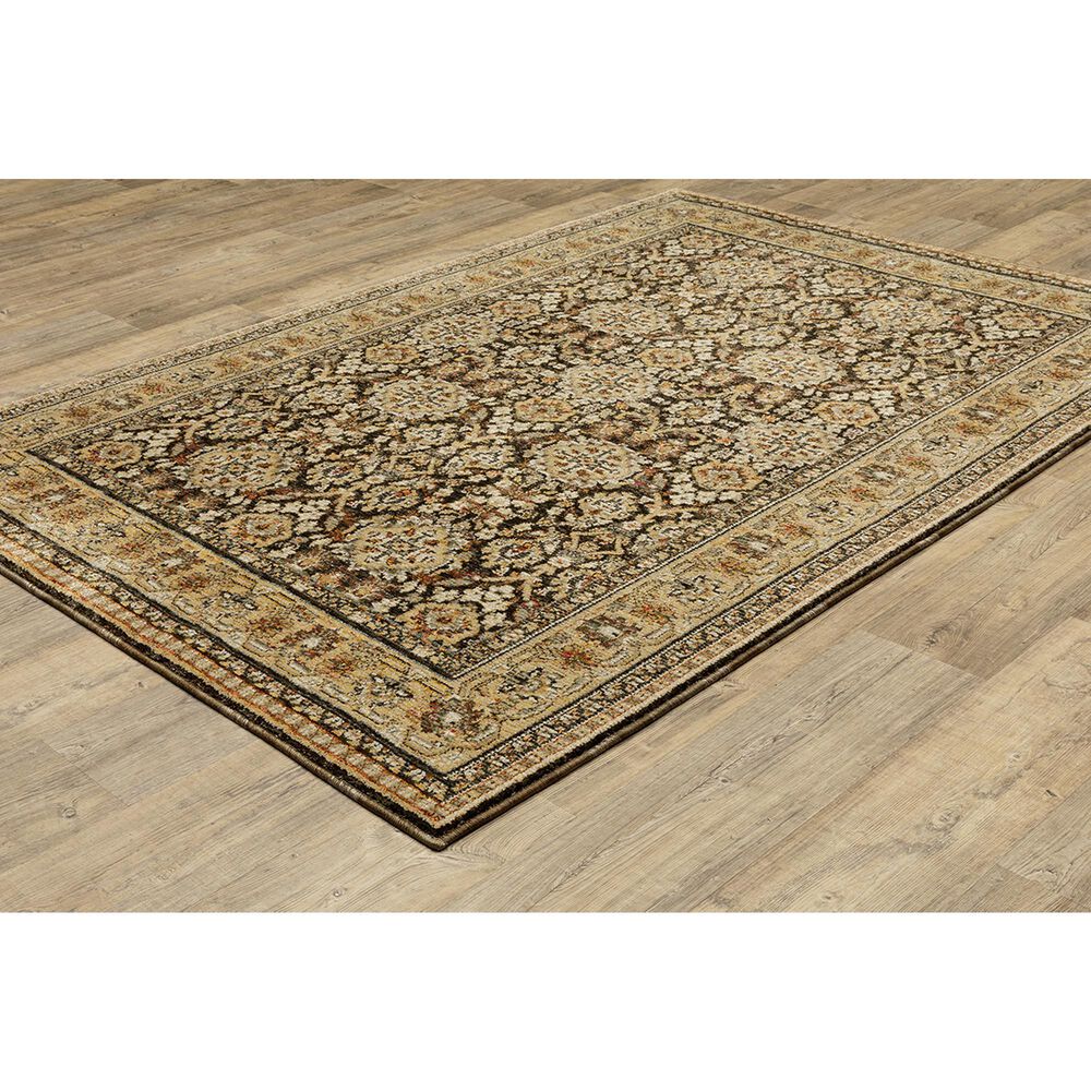 Oriental Weavers Andorra 8&#39;6&quot; x 11&#39;7&quot; Brown and Gold Area Rug, , large