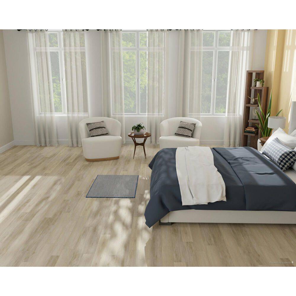 Nourison Courtyard Ivory and Blue 2&#39; x 3&#39; Indoor/Outdoor Area Rug, , large