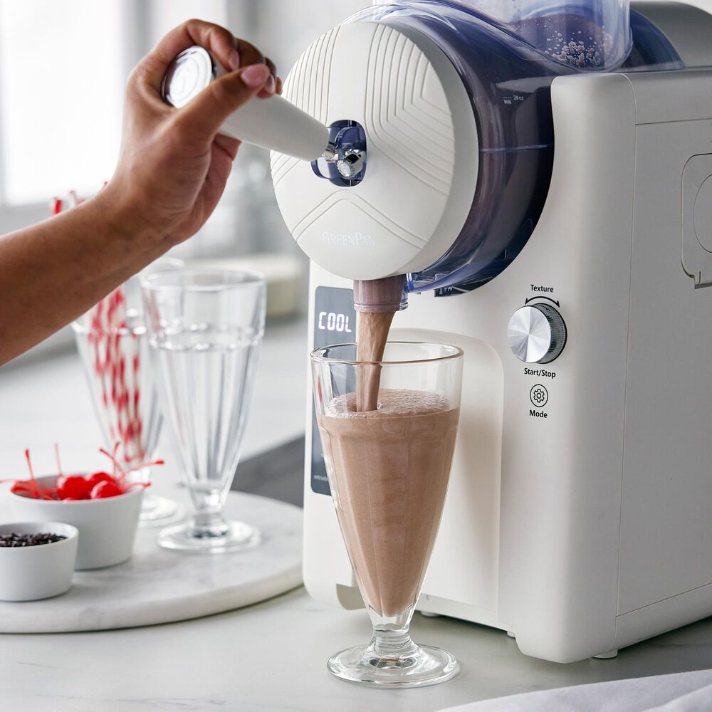 Green Pan 2 Qt. Frost Slush and Soft Serve Ice Cream Maker in Cream, , large