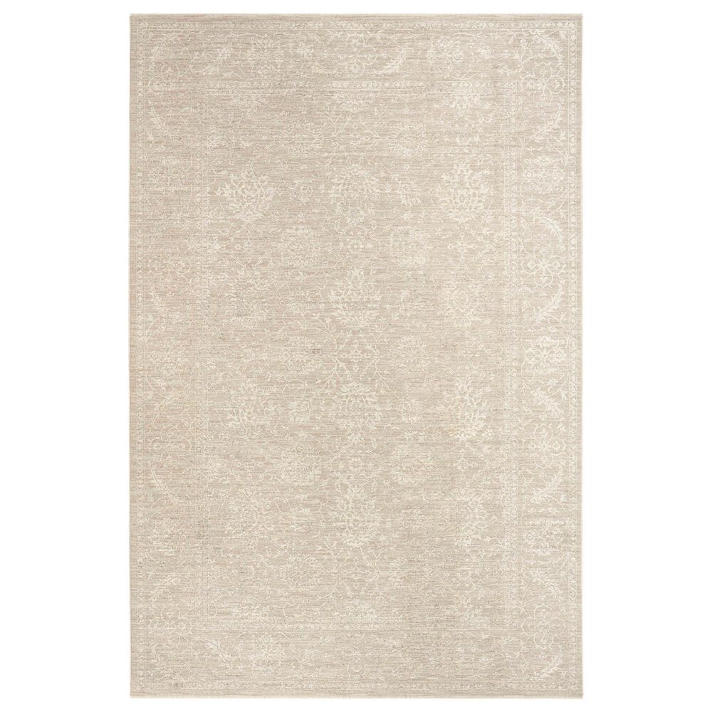 Nourison Moonlit MLI03 Ivory and Grey 12" x 15" Area Rug, , large