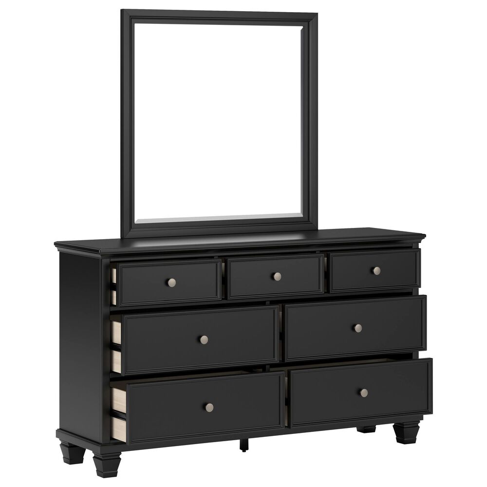 Ashley Lanolee 4-Piece Full Bedroom Set in Black, , large