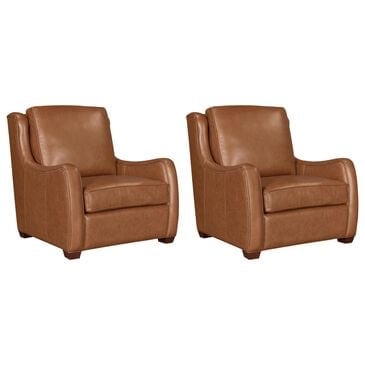 Parker House Channing Stationary Chair in Renaissance Cinnamon (Set of 2), , large