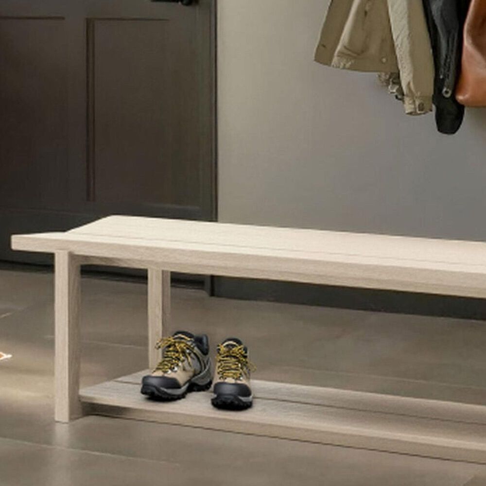 BDI Kava Storage Bench in Washed Oak, , large