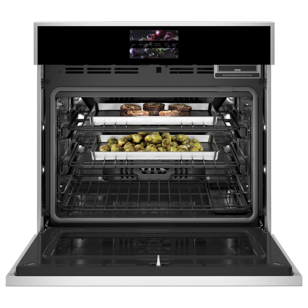 Monogram Minimalist 30&quot; Smart Electric Single Wall Oven with Conection in Stainless Steel, , large
