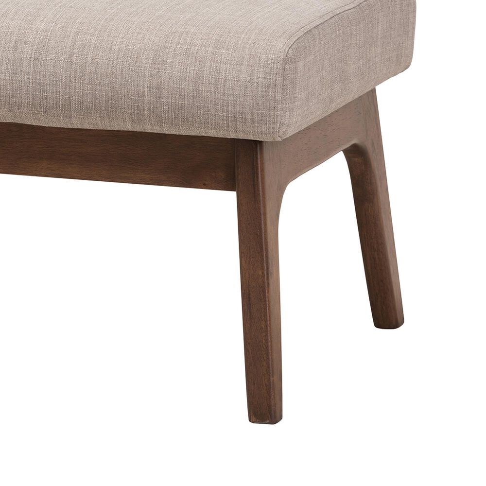 Baxton Studio Bianca Ottoman in Light Grey, , large