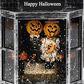 The Gerson Company 2-Piece Spinning Water Globe Halloween House Set, , large