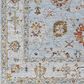 Surya Reina REN-2306 Light Gray, Cream, Denim, Rust, Mustard and Olive 5" x 7"5" Area Rug, , large