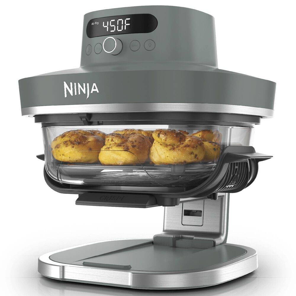 Ninja Crispi Pro 6-in-1 Countertop Glass Air Fryer in Ash Gray, , large