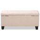 Baxton Studio Fera Storage Ottoman in Beige, , large