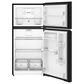 Whirlpool 19.3 Cu. Ft. Top Freezer Refrigerator with Total Coverage Cooling in Black, , large