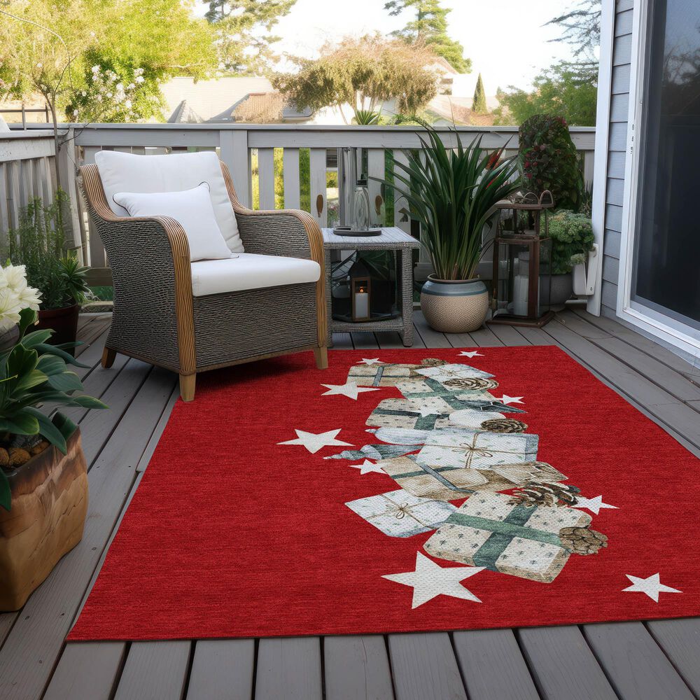Dalyn Rug Company Wonderland WN33 Red 3&#39; x 5&#39; Area Rug, , large
