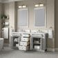 James Martin Bristol 72" Double Bathroom Vanity Cabinet in Bright White, , large