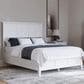 Urban Home Grace Eastern King Panel Bed in Snowfall White, , large