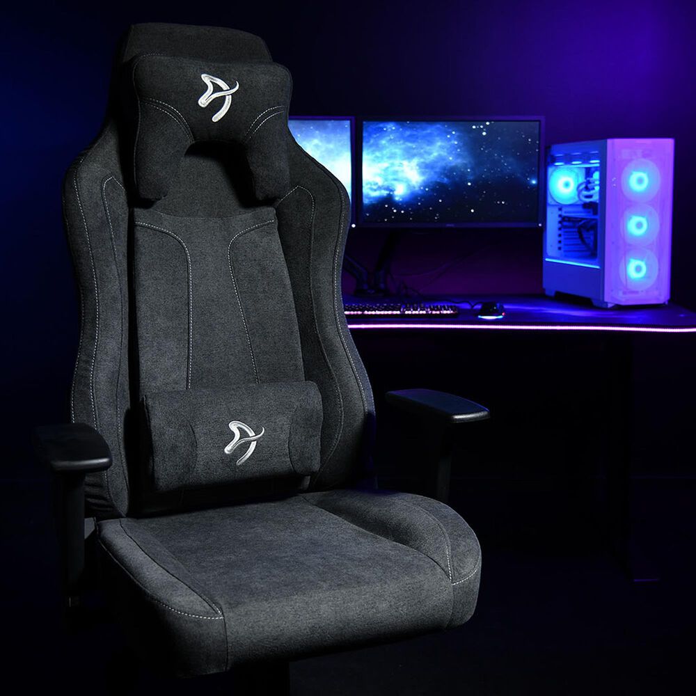 Arozzi Vernazza Standard Soft Gaming Chair in Dark Grey, , large