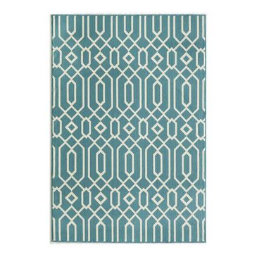 Momeni Baja BAJ-3 6"7" x 9"6" Blue Area Rug, , large