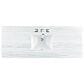 James Martin Vanities Brookfield 60" Single Bathroom Vanity in Pecan with 3 cm Arctic Fall Solid Surface Top and Rectangular Sink, , large