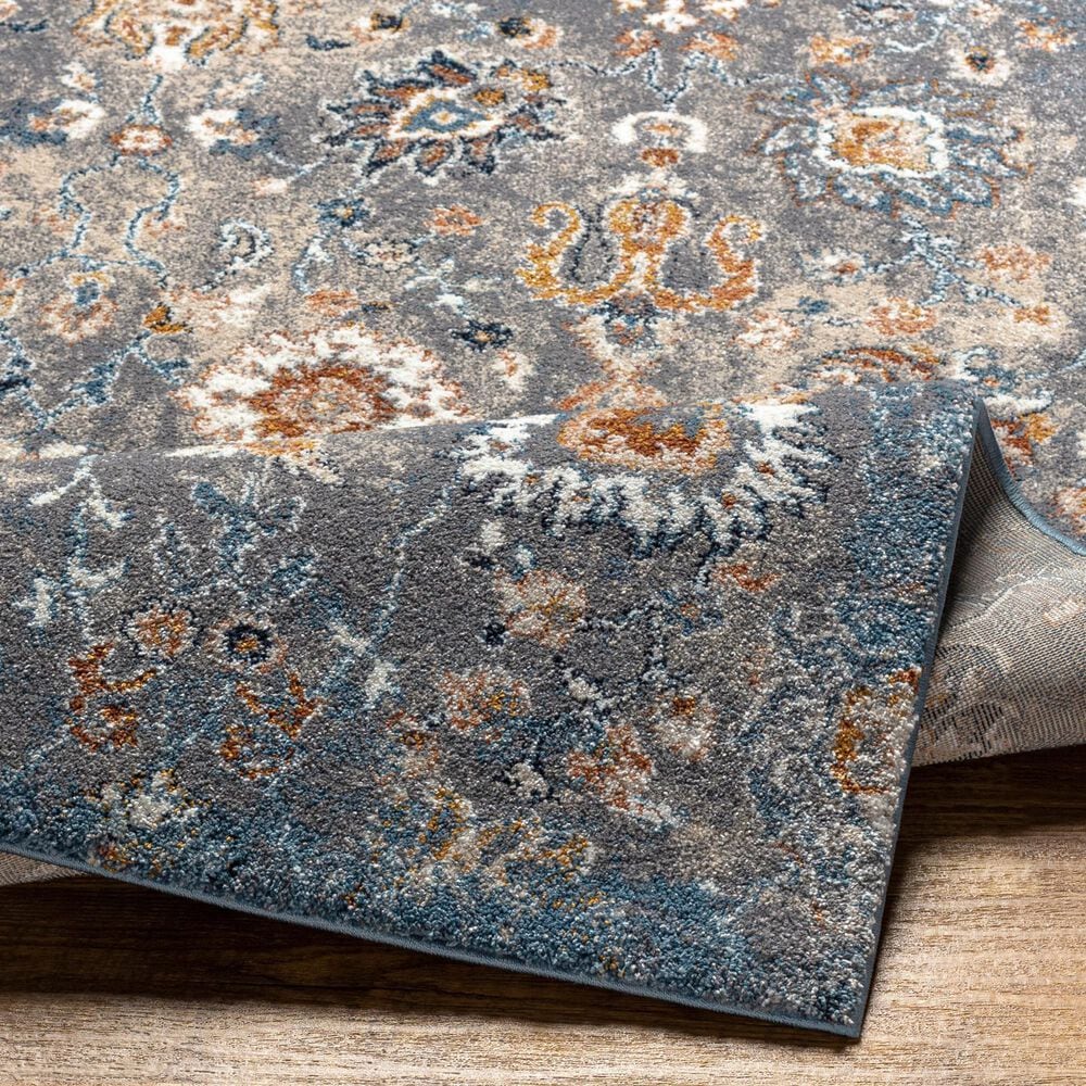 Surya Tuscany TUS-2333 Gray, Light Beige, Cream, Dusty Coral, Brown, Blue, Bright Yellow and Dark Blue 12&#39; x 15&#39; Area Rug, , large