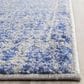 Safavieh Adirondack ADR116D 2"6" x 4" Blue and Silver Runner, , large